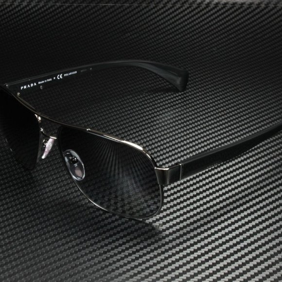 Prada Men's Grey Polarized Sunglasses! - Picture 1 of 4